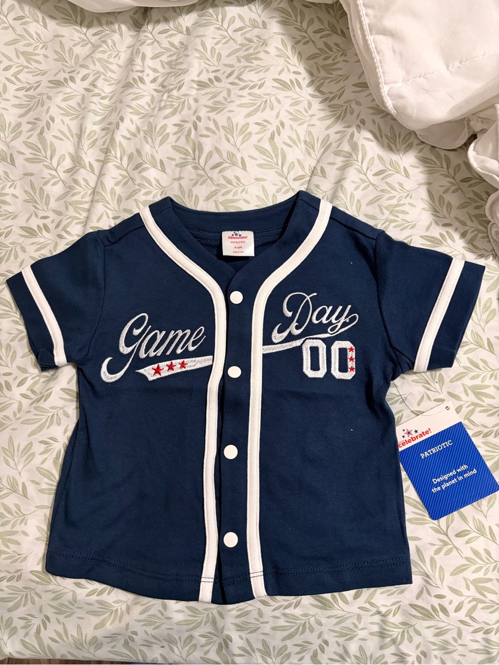 Unbranded Kids Navy 'Game Day' Baseball Tee